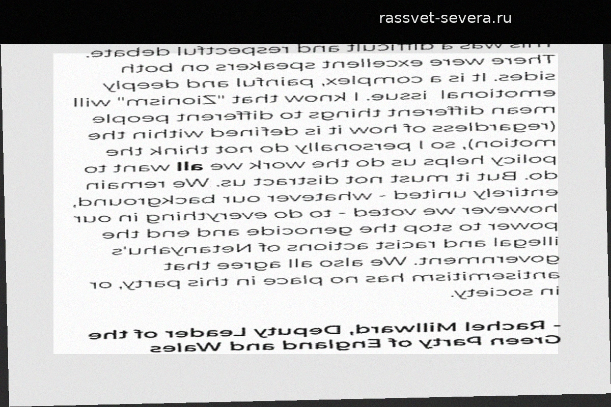 Британские «Зеленые» признали сионизм расизмом: Израиль называет это пятном на истории страны