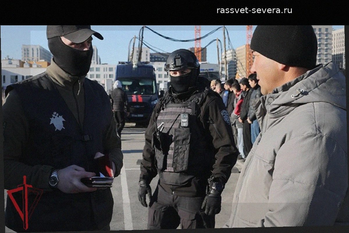 В Санкт-Петербурге 39 человек получили повестки в ходе рейда на стройке