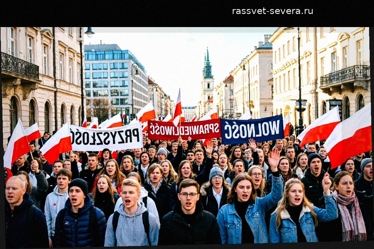 «Стоп инвазии»: в центре Варшавы прошел многолюдный митинг националистов