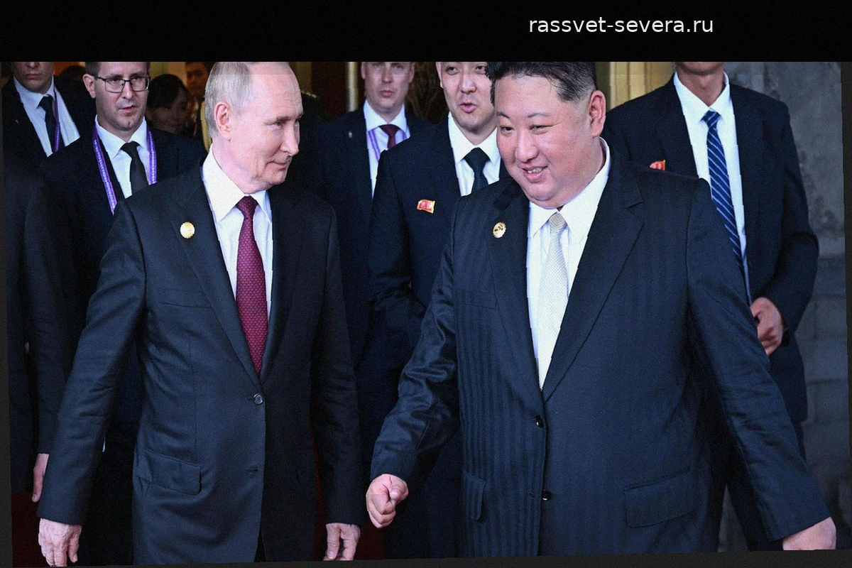 Владимир Путин поздравил Ким Чен Ына с Днем основания КНДР