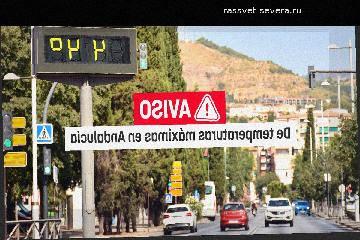 Пасмурное небо и ливни в Андалусии: ожидаются грозы и смена температурного режима